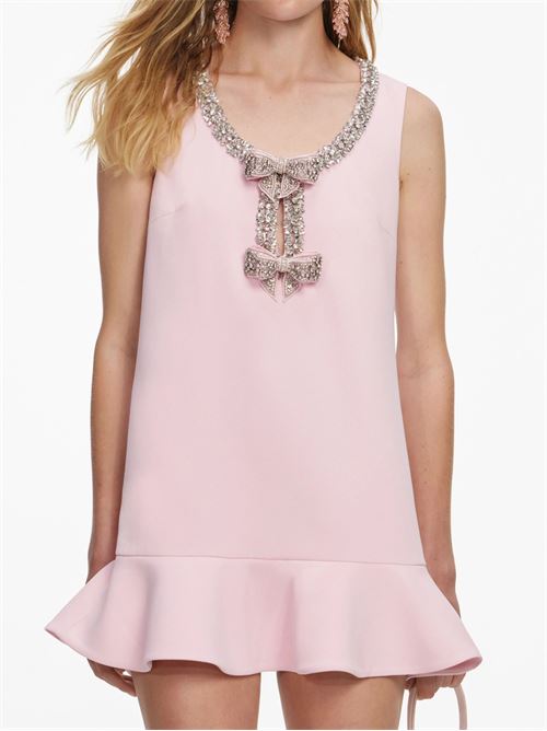 Crepe mini dress SELF PORTRAIT | SS26036SAPPINK